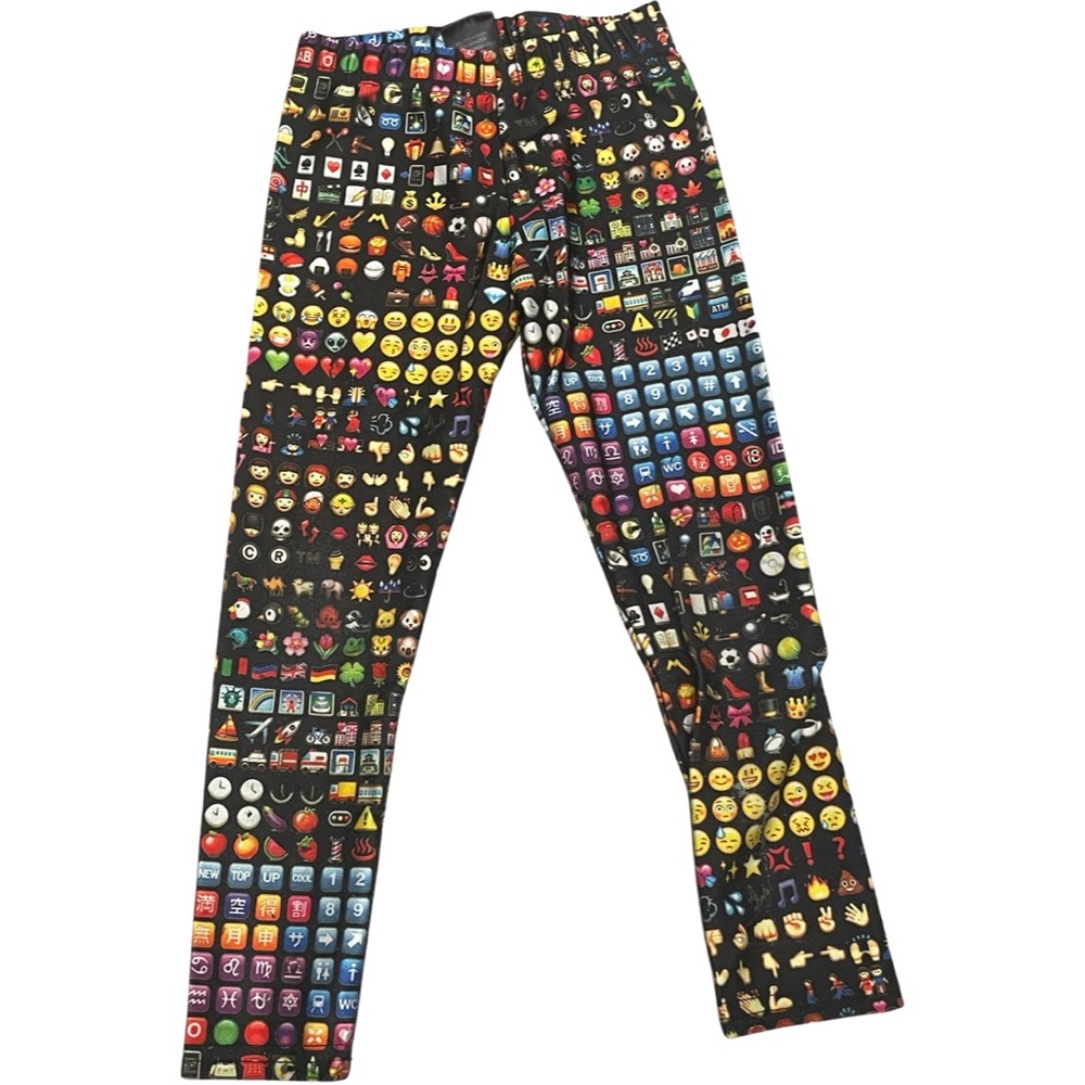 Zara Terez Toddler Medium Emoji Leggings- Used Condition